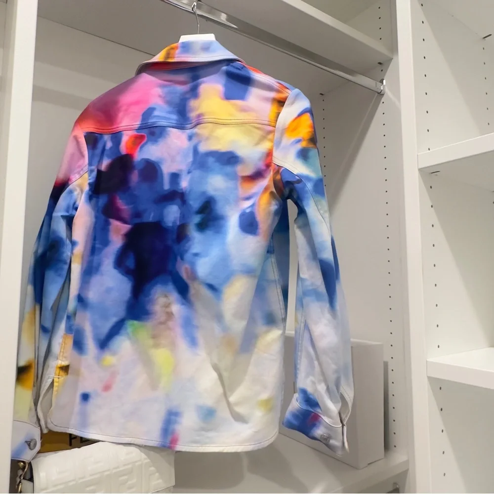 Dries Van Noten Multicolor Tie-Dye Jacket - Picture 2 of 5